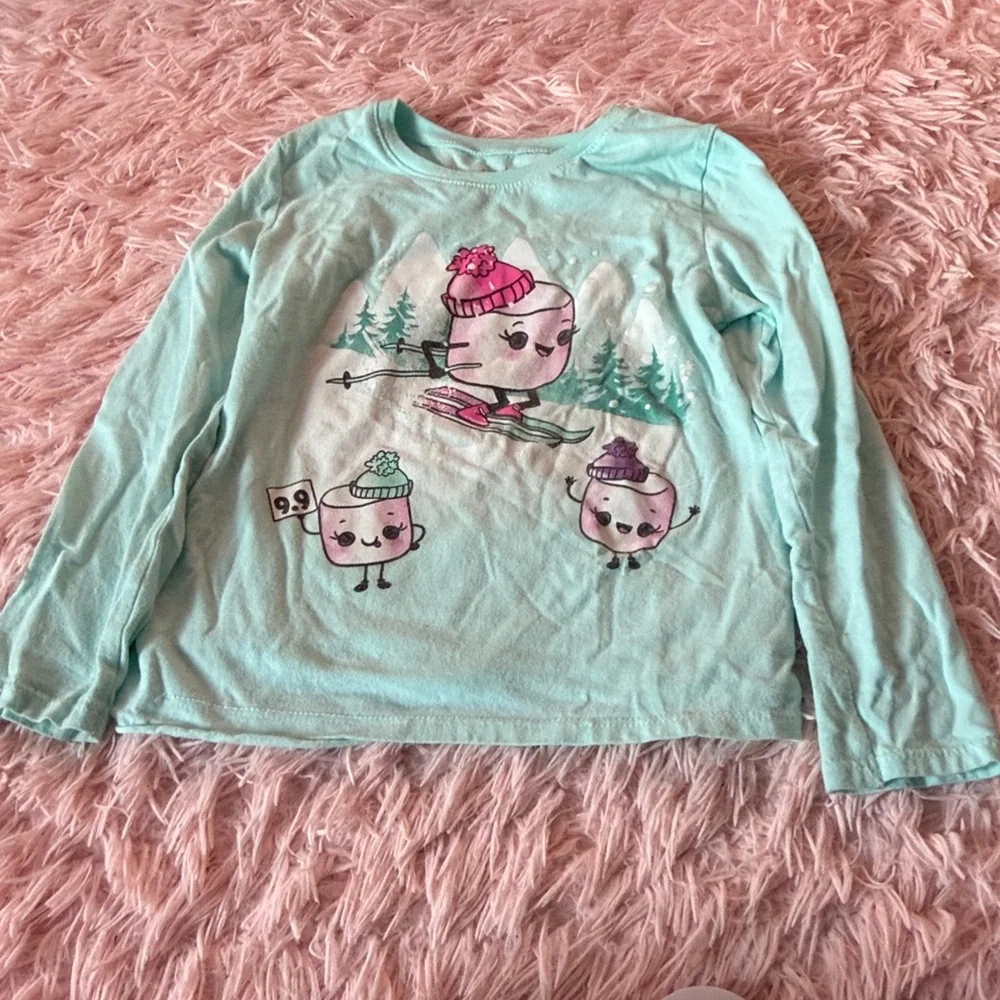 Long sleeve printed tee